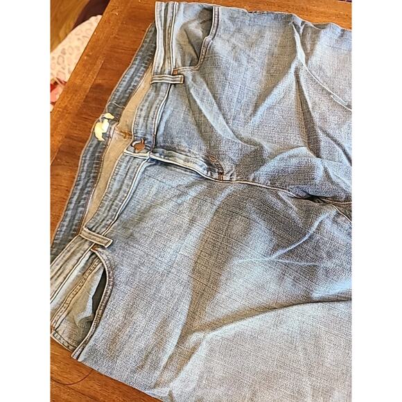 Eileen Fisher Jeans Women 22W Plus Light Blue Stretch - Picture 6 of 9